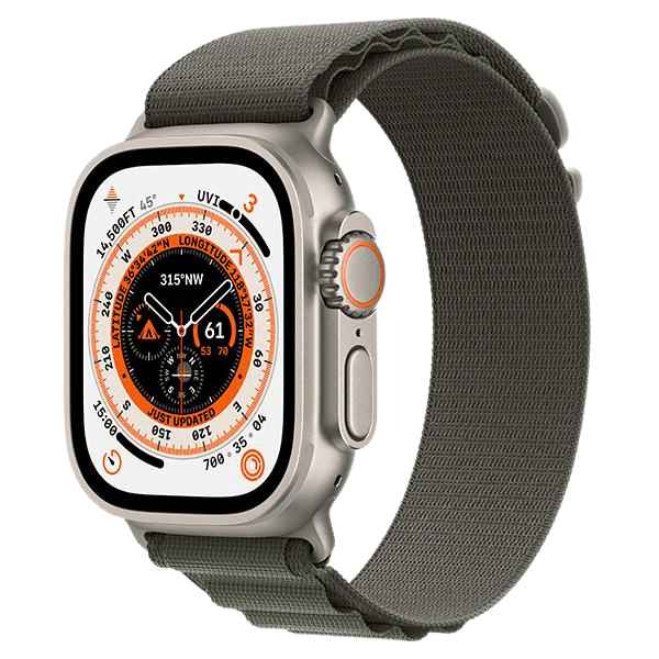 Apple Watch Ultra 1 - LTE 49mm viền Titanium dây Alpine - Xanh Lá